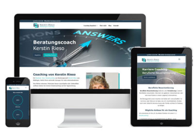 Werbeagentur Webdesign Erstellung Webseite Coaching Angebote von Kerstin Rieso