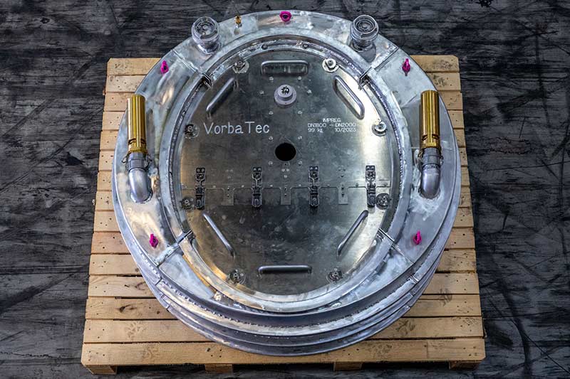 Innovative UV-Packer aus Aluminium für die grabenlose Kanalsanierung mit CIPP-Verfahren von Firma Vorbatec