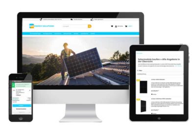 Webdesign Böblingen - Photovoltaik Onlineshop WWS Energy Solutions