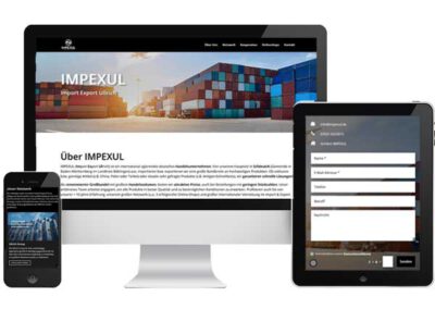 Neues Webdesign für IMPEXUL Import Export Ullrich