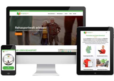 Rehasportverein Rehasportwelt aus Baden-Württemberg Webseitenerstellung MW Lipp