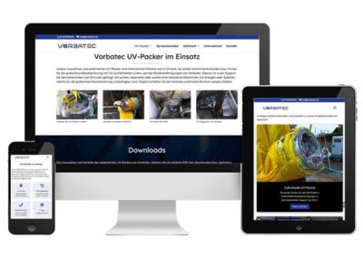 Webseite von Firma Vorbatec Webdesign Referenz Marketingwelt Lipp aus 71083 Herrenberg