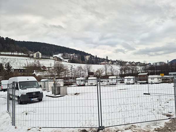 Wohnmobilstellplatz in Baiersbronn mieten und weitere Abstellplätze übers Jahr buchen bei Firma Vorbatec